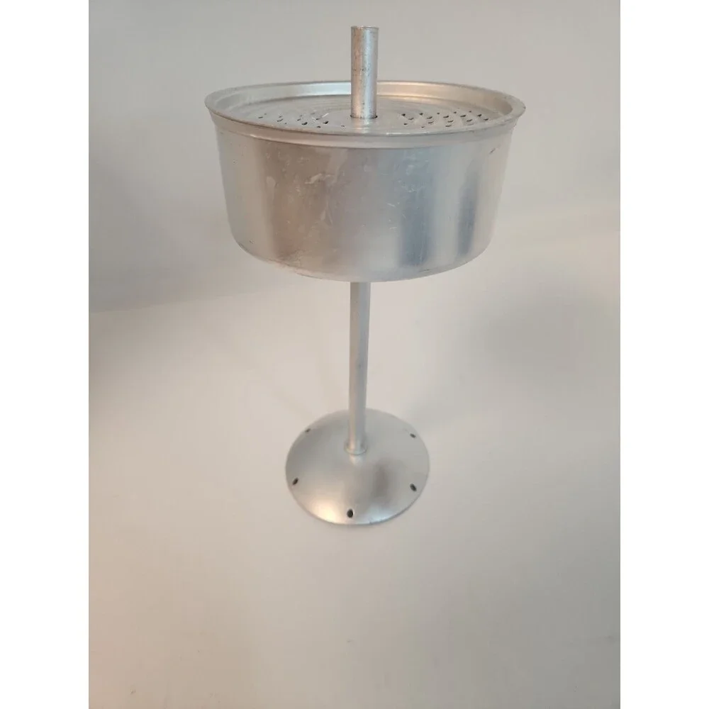 Enamel Coffee Pot Perculator 8 Cup Camp Coffee Pot Blue Speckled Enamel insert